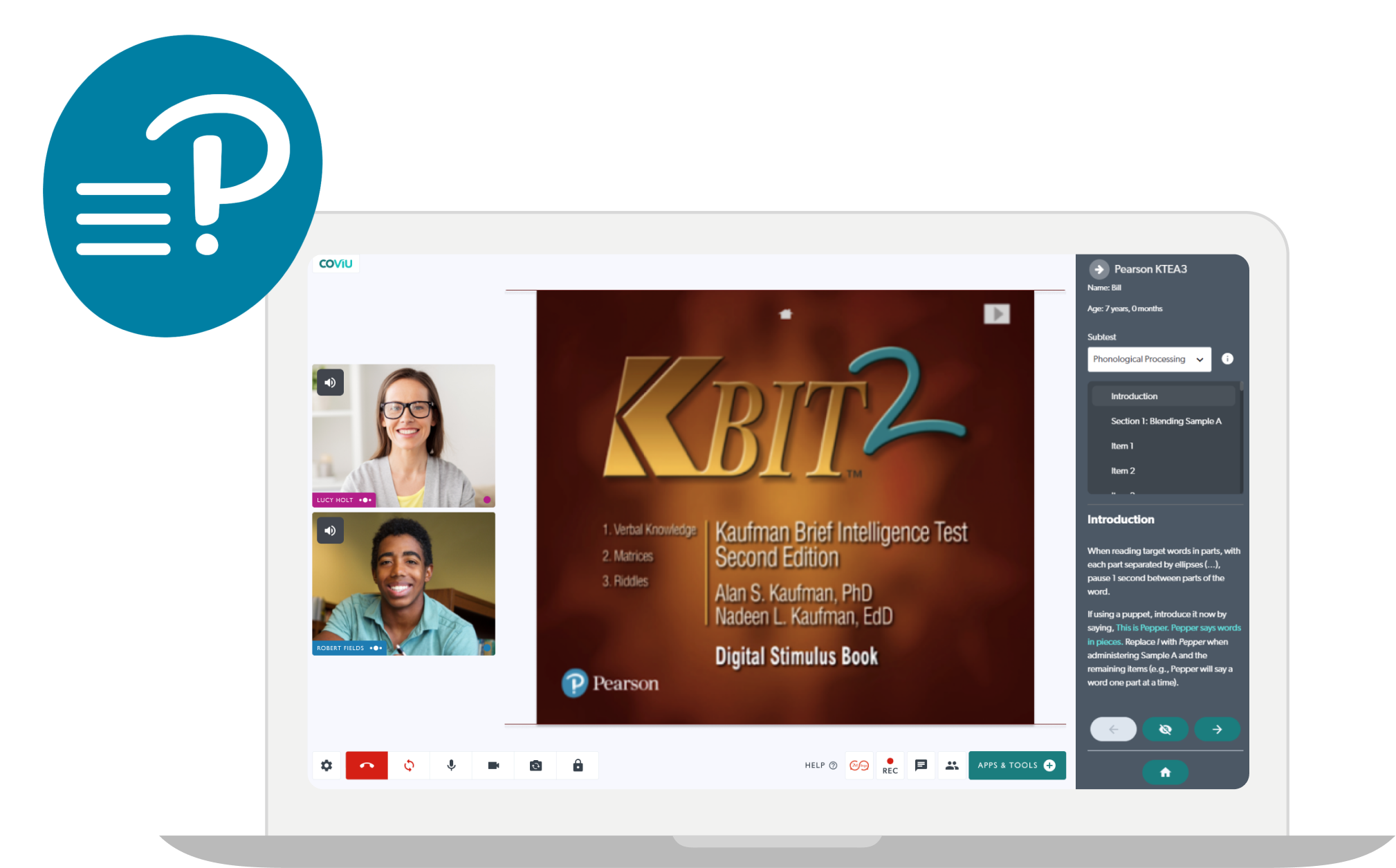 Coviu & Pearson Assessments